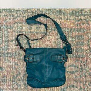 Coach Teal Soho Shoulder Bag